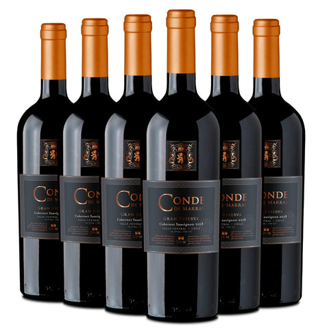 Conde De Marras | Gran Reserva | Cabernet Sauvignon | Caja 6 Botellas 750 cc