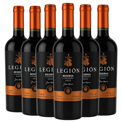 Legión Carmenere| Reserva| Caja 6 Botellas 750cc