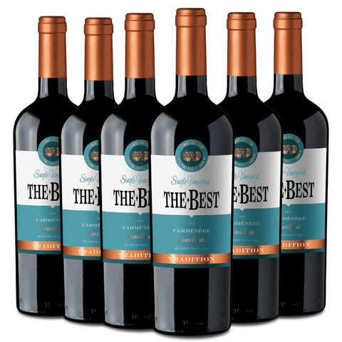 The Best Carmenere| Reserva| Caja 6 Botellas 750cc