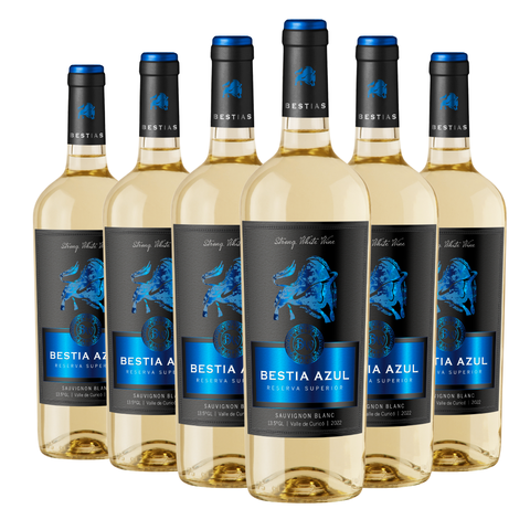 Bestia Azul | Reserva | Sauvignon Blanc | Caja 6 Botellas 750 cc