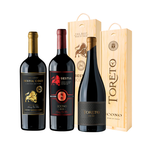 Pack 3 vinos|Vinos Iconos y super premium |
