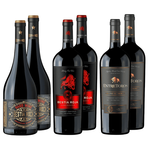 Pack 6 vinos| Las Bestias indomables| 750cc