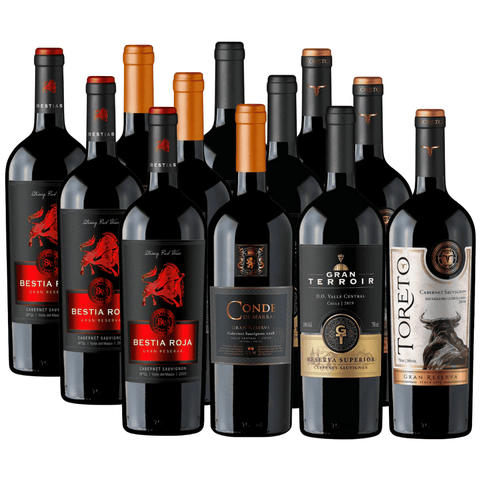 Pack 12 vinos| Gran Reserva | Cabernet Sauvignon-Carmenere |