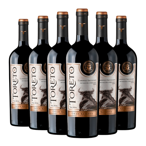 Toreto | Gran Reserva | Cepas Tintas | Caja 6 Botellas 750 cc