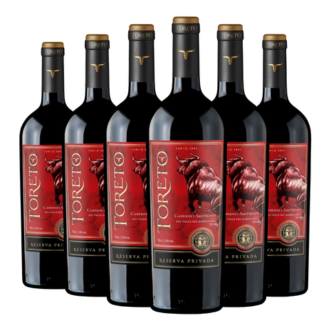 Toreto | Reserva Privada | Cepas Tintas | Caja 6 Botellas 750 cc