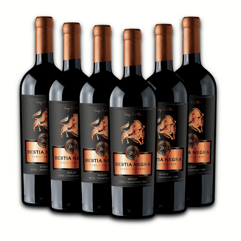 Bestia Negra | Reserva De Familia | Cepas Tintas | Caja 6 Botellas 750 cc