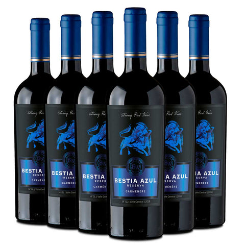 Bestia Azul | Reserva | Cepas Tintas | Caja 6 Botellas