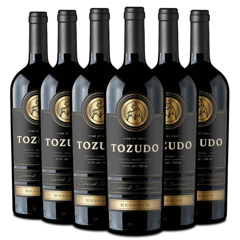 TOZUDO RESERVA CABERNET SAUVIGNON | caja 6 Botellas 750cc