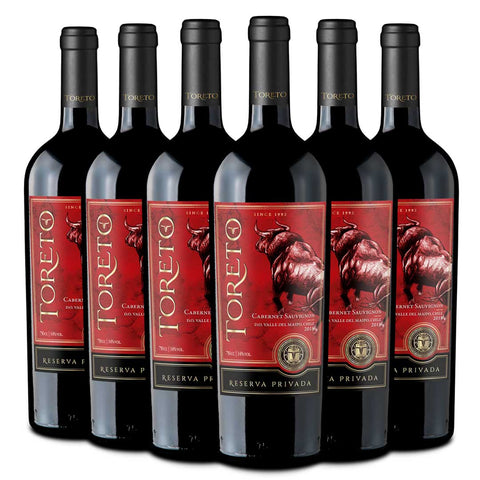 TORETO | Reserva Privada | Cepas Tintas | Caja 6 Botellas